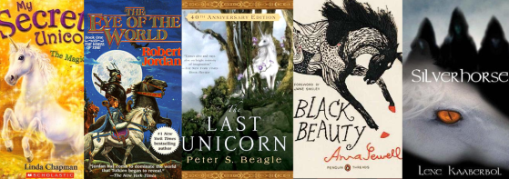 horse book covers banner